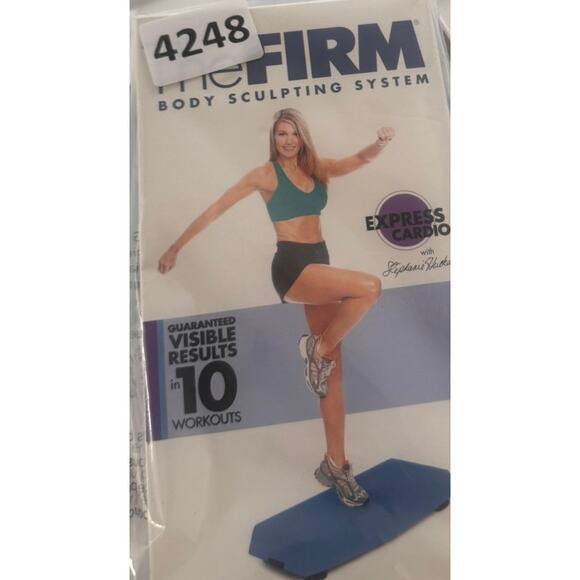 The Firm VHS Cassette Tape Express Cardio Stephanie Huckabee 30 Minutes - Picture 4 of 5